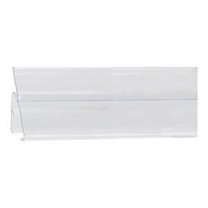 PORTA PRECIO TRANSPARENTE 1330 mm BASICS