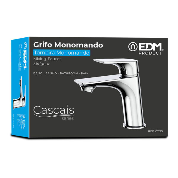 GRIFO MONOMANDO DE LAVABO SERIE CASCAIS EDM - Imagen 2