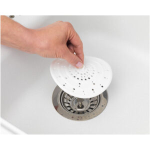 FILTRO DE DESAGÜE DE SILICONA SAVA, BLANCO 8183100 WENKO