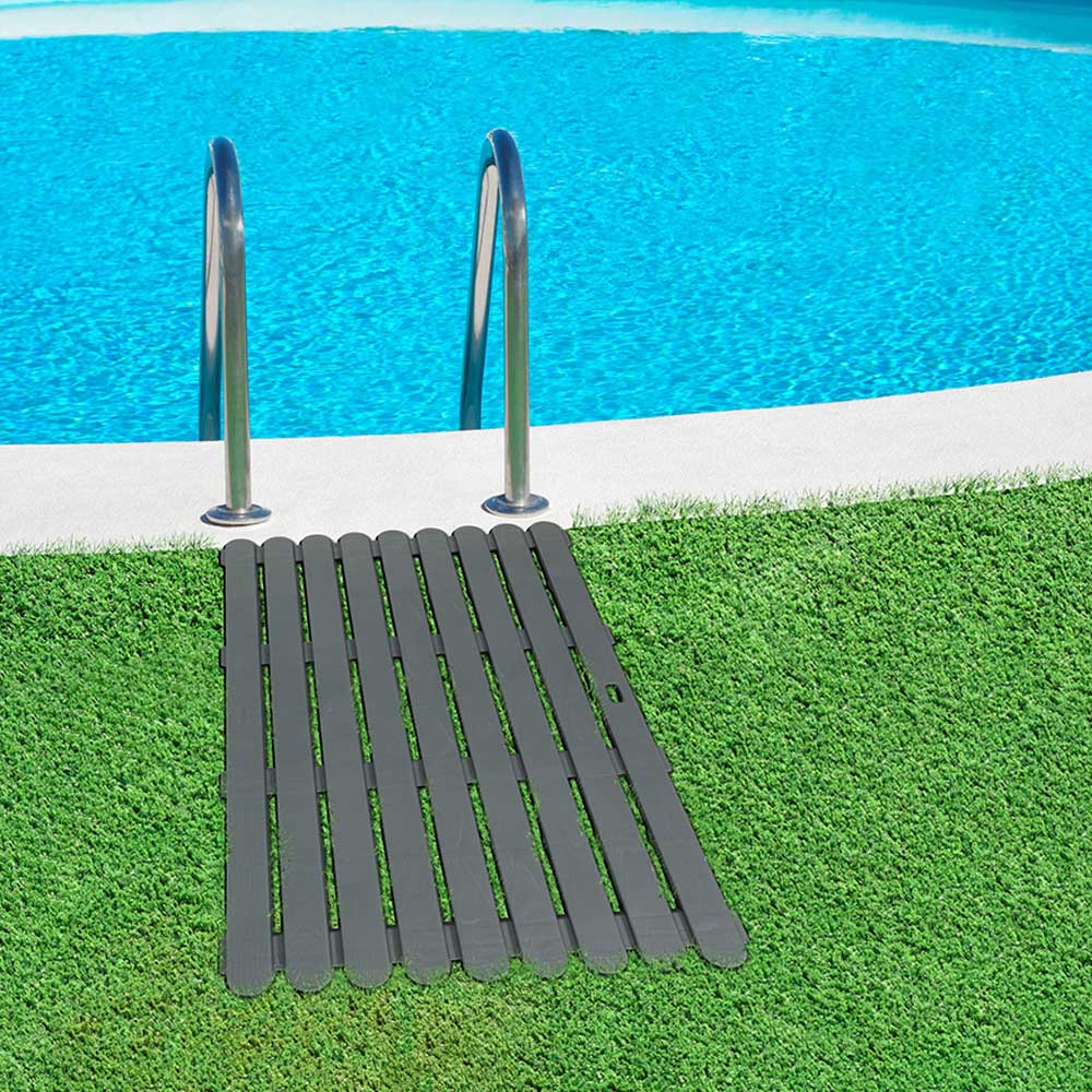 TARIMA DE BAÑO INTERIOR Y EXTERIOR 80x50cm GRIS 22948100 - Imagen 3