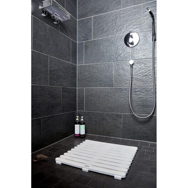 TARIMA DE BAÑO IN/OUTDOOR 55x55cm BLANCO 22945100 WENKO - Imagen 3