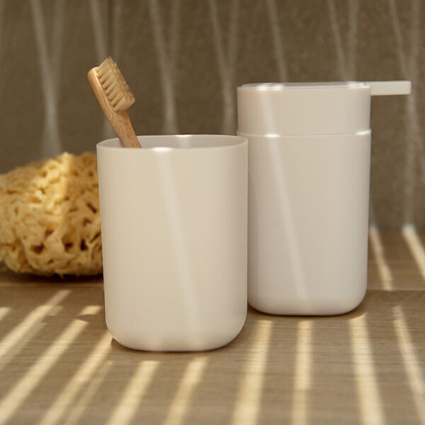 VASO PARA CEPILLO DE DIENTES DAVOS BLANCO MATE 24828100 WENKO - Imagen 2
