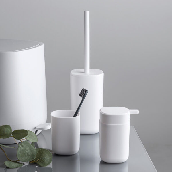 VASO PARA CEPILLO DE DIENTES DAVOS BLANCO MATE 24828100 WENKO - Imagen 3