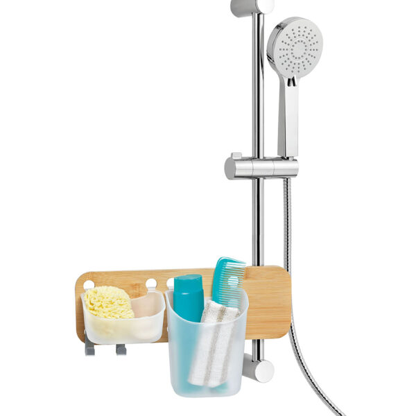 ORGANIZADOR PARA COLUMNA DUCHA BAMBÚ 19,5x35,5x13,5cm JOBGAR