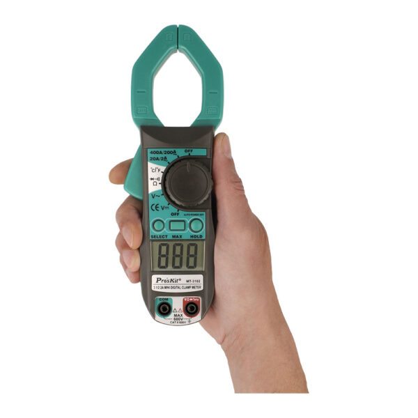 PINZA AMPERIMÉTRICA MULTIFUNCIÓN 400A CA MUL016 PROSKIT - Imagen 3