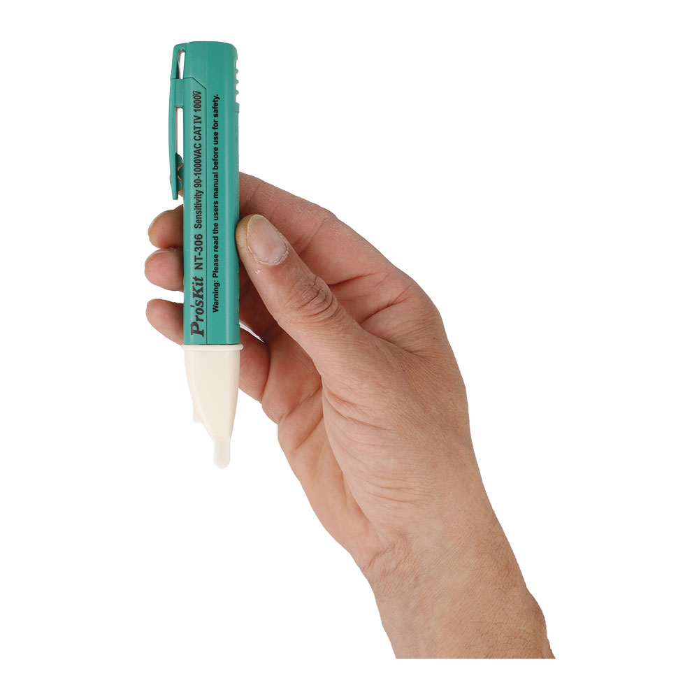 DETECTOR TENSIÓN SIN CONTACTO Y BUSCAPOLOS CATIV 1000V TESNT306 PROSKIT