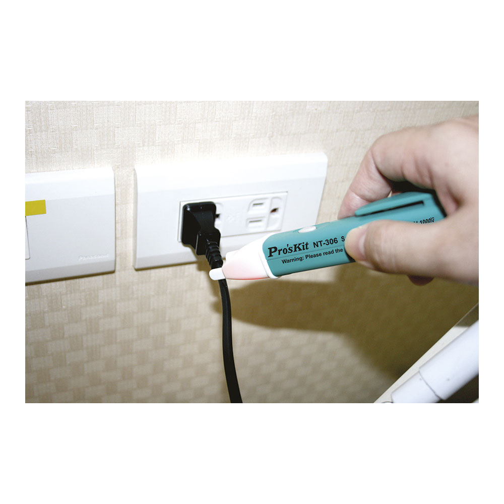 DETECTOR TENSIÓN SIN CONTACTO Y BUSCAPOLOS CATIV 1000V TESNT306 PROSKIT - Imagen 3