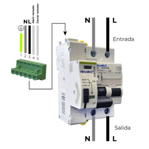INTERRUPTOR DIFERENCIAL 2P 40A 30mA AC C/RECONEXION AUTOMATICA CON 3 TIEMPOS DE REARME 10/60/300 SEGUNDOS