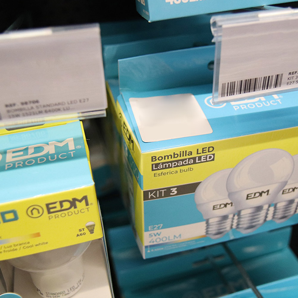 PACK 2000 ETIQUETAS ANTI ROBO 410 BLANCA DESACTIVABLE 7551246 CHECKPOINT - Imagen 2