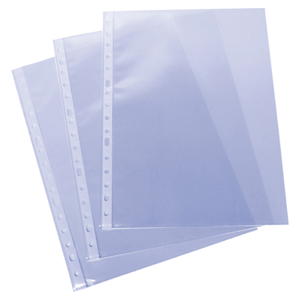 PACK 100 unid. FUNDAS 11 MULTITALADROS DINA4 ESSELTE PL 80 MICRAS