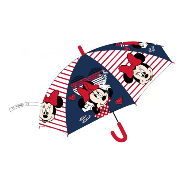 PARAGUAS AUTO TRANSPARENTE MINNIE Ø43,5cm