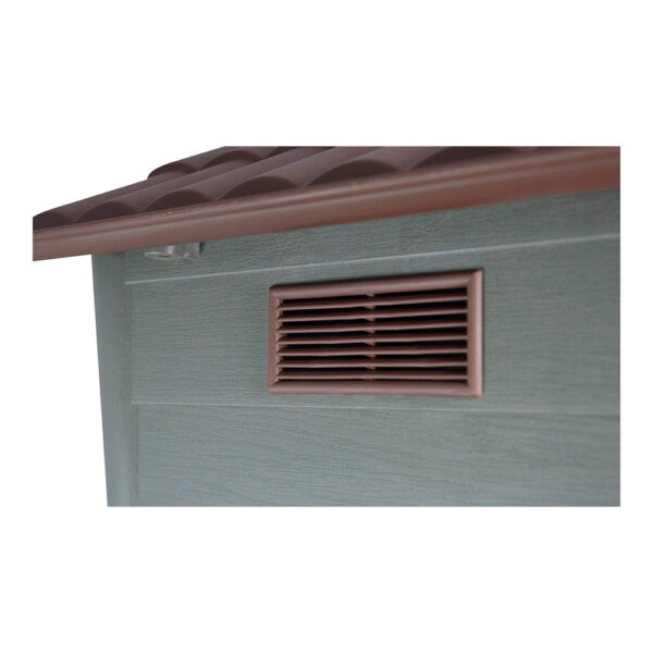 CASETA ECO MINI 100% MATERIAL RECICLADO CON DOBLE REJILLA DE VENTILACIÓN 60x50x41cm NAYECO