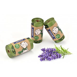 ROLLO DE 15 BOLSAS HIGIENICAS AROMA LAVANDA NAYECO