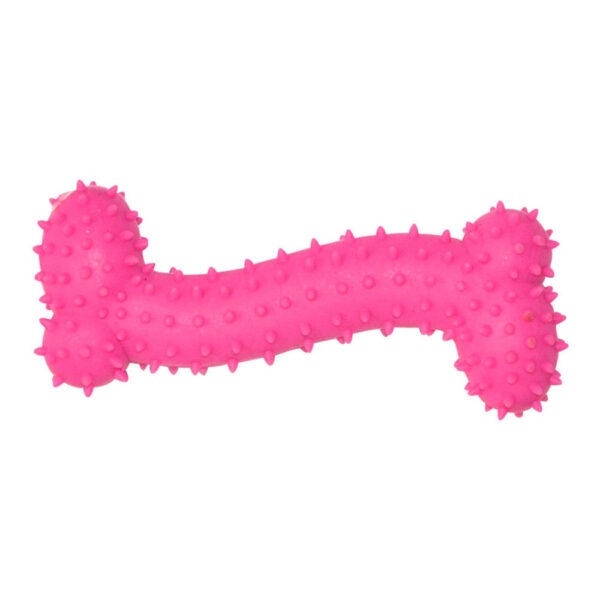 MINI HUESO DE GOMA CON PINCHOS DE GOMA 11cm NAYECO COLORES / MODELOS SURTIDOS