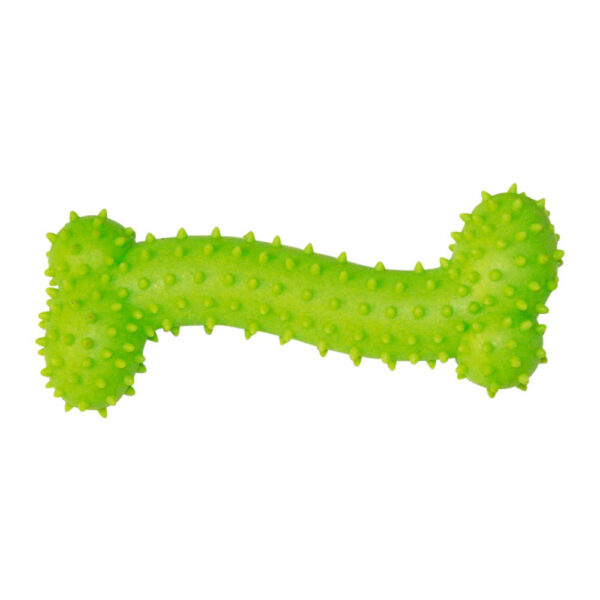 MINI HUESO DE GOMA CON PINCHOS DE GOMA 11cm NAYECO COLORES / MODELOS SURTIDOS - Imagen 2