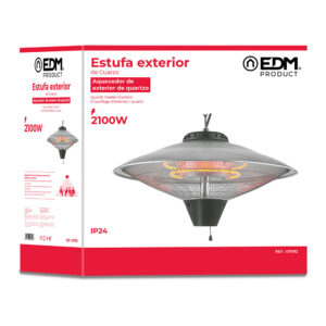 ESTUFA DE CUARZO DE EXTERIOR PARA TECHO 2100W EDM