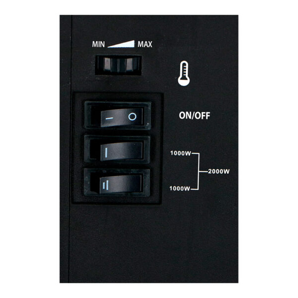 ESTUFA/CHIMENEA DE LED MODELO TORINO 2000W - Imagen 3