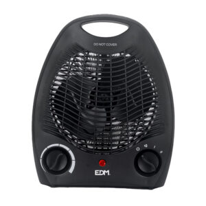 CALEFACTOR DE SUELO VERTICAL. COLOR NEGRO. 1000-2000W EDM