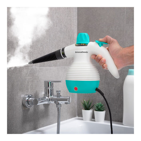 VAPORETA DE MANO MULTIUSOS CON ACCESORIOS 9 EN 1 STEANY  0,35L 3 BAR 1000W V0103132 INNOVAGOODS - Imagen 3