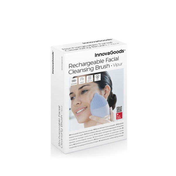 MASAJEADOR/LIMPIADOR FACIAL RECARGABLE VIPUR V0103541 INNOVAGOODS - Imagen 8