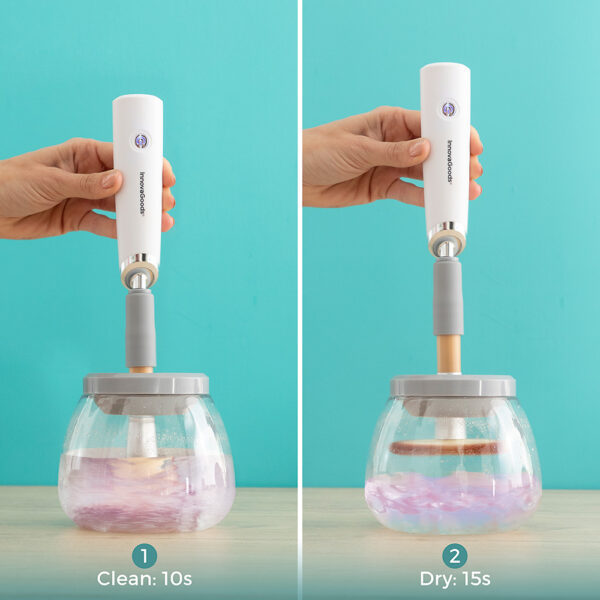 LIMPIADOR Y SECADOR AUTOMÁTICO DE BROCHAS DE MAQUILLAJE MAKLIN INNOVAGOODS. - Imagen 6