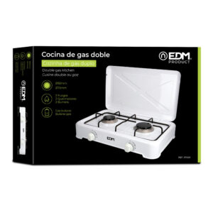 COCINA DE GAS ESMALTADA 2 FUEGOS  EDM