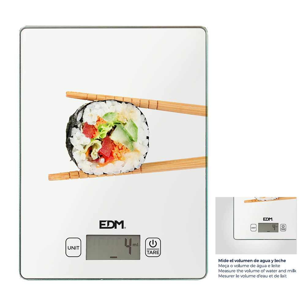 BASCULA DE COCINA DIGITAL MAX 5kg MOD 1 EDM