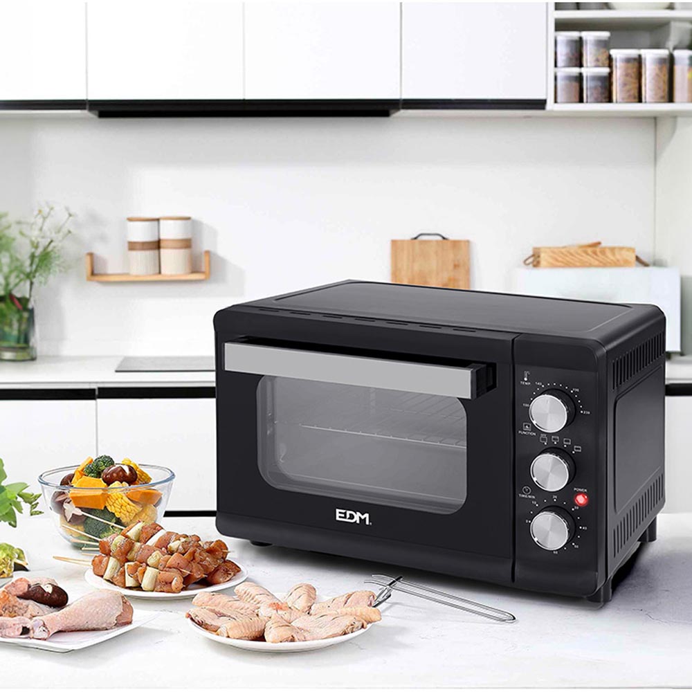 HORNO SOBREMESA ELECTRICO 23 LITROS 1.380W EDM - Imagen 4