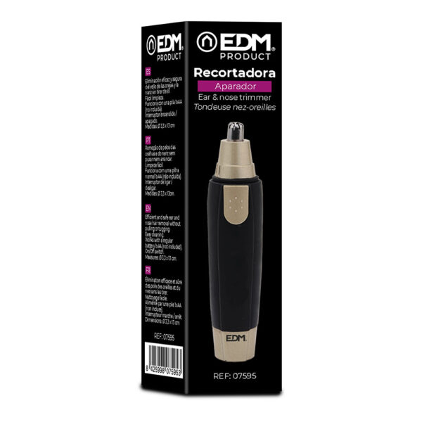CORTADOR DE VELLO FACIAL A PILAS EDM