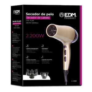 SECADOR DE CABELLO. 1800-2200W. EDM