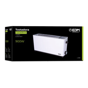 TOSTADORA RANURA LARGA  WHITE DESIGN 900W  EDM