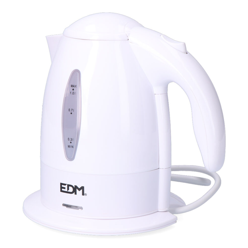 HERVIDOR DE AGUA ELECTRICO "KETTLE" 2200W 1L EDM