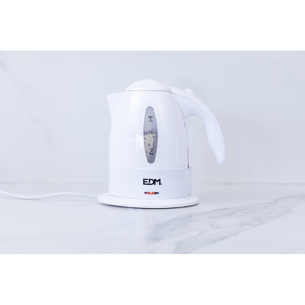 HERVIDOR DE AGUA ELECTRICO "KETTLE" 2200W 1L EDM - Imagen 6