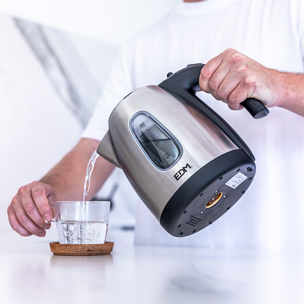 HERVIDOR DE AGUA ELECTRICO "KETTLE". 2200W 1,7 L EDM - Imagen 5