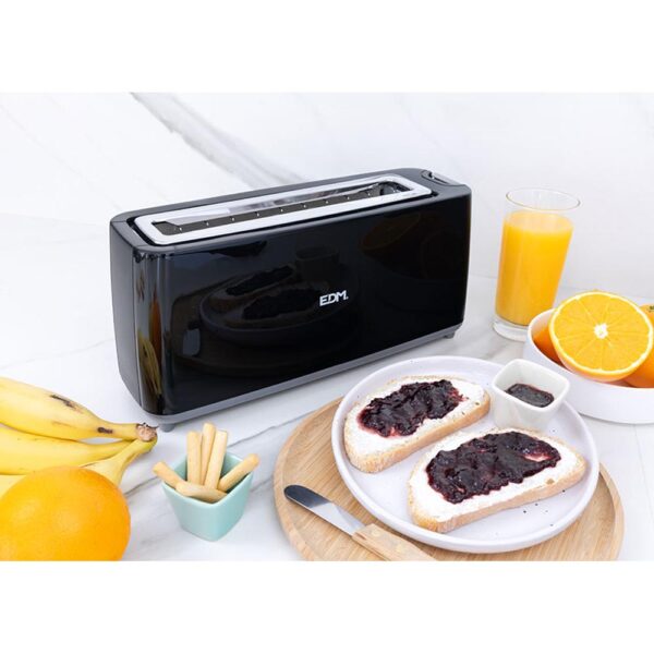 TOSTADORA RANURA LARGA BLACK DESIGN 900W EDM - Imagen 4