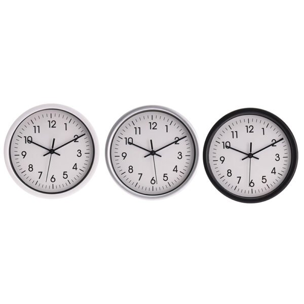 RELOJ DE PARED REDONDO FONDO BLANCO Ø20x4cm COLORES / MODELOS SURTIDOS
