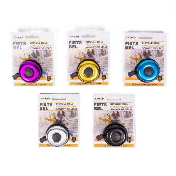 TIMBRE DE ALUMINIO PARA BICICLETA 52mm COLORES SURTIDOS - Imagen 2