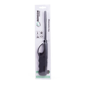 ENCENDEDOR DE CUELLO NEGRO  FLEXIBLE 27,5x5x2cm RECARGABLE (ESPECIAL BARBACOA) EURO/U COLORES / MODELOS SURTIDOS