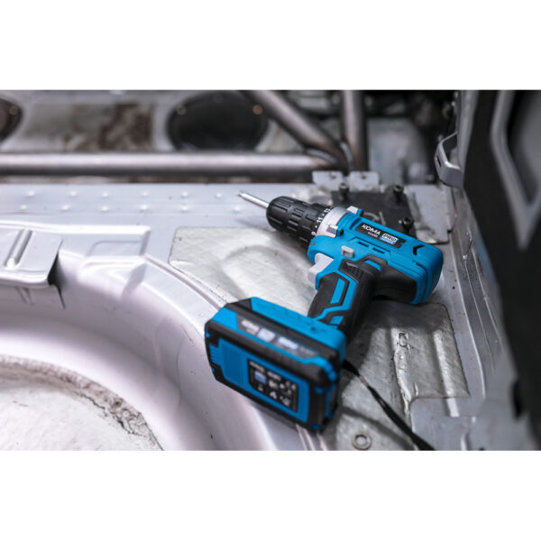 KIT MALETIN TALADRO ATORNILLADOR CON 40 ACCESORIOS 20V CON BATERÍA Y CARGADOR KOMA TOOLS - Imagen 7