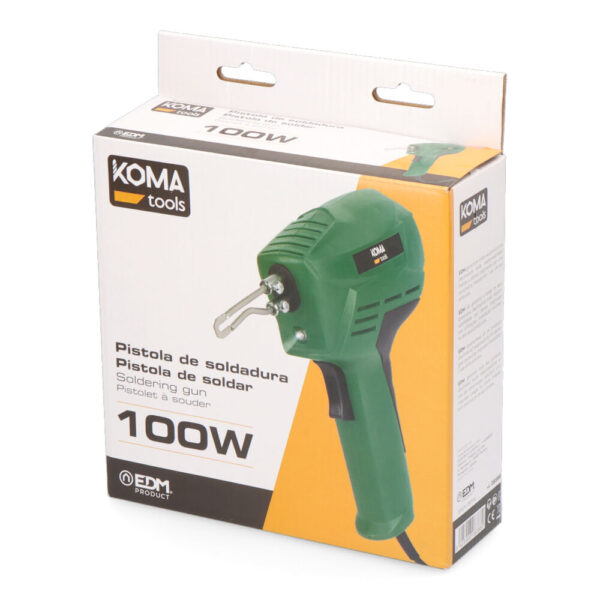 SOLDADOR PISTOLA 100W 230V KOMA TOOLS - Imagen 4