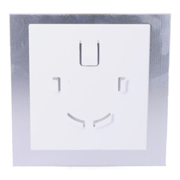 TAPA 175x175 mm CRISTAL BLANCO MATE PARA EXTRACTOR 08413 Ø10cm  EDM