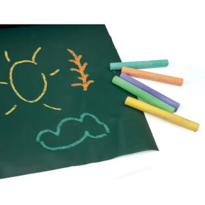 PIZARRA LIDERPAPEL ROLLO ADHESIVO 45x200cm PARA TIZA COLORES SURTIDOS