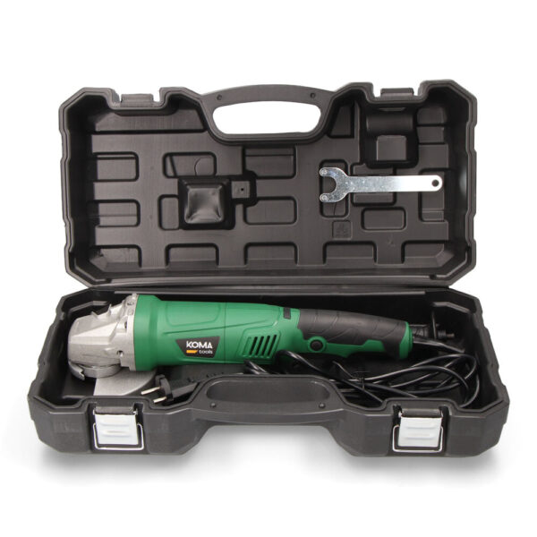 AMOLADORA ELECTRICA 1050W Ø125mm 22,8x35,5cm KOMA TOOLS - Imagen 3
