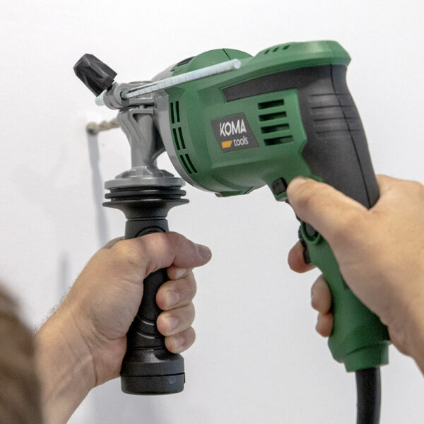 TALADRO PERCUTOR 750W 12x31,5x22cm KOMA TOOLS - Imagen 4