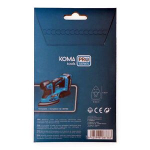 SET 5 LIJAS PARA LIJADORA TIPO MOUSE 08753 KOMA TOOLS