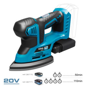 MULTILIJADORA TIPO MOUSE 20V (SIN BATERÍA NI CARGADOR) 20,4x15,5cm KOMA TOOLS