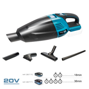 ASPIRADORA 20V (SIN BATERÍA NI CARGADOR) 45,5x13,5cm KOMA TOOLS