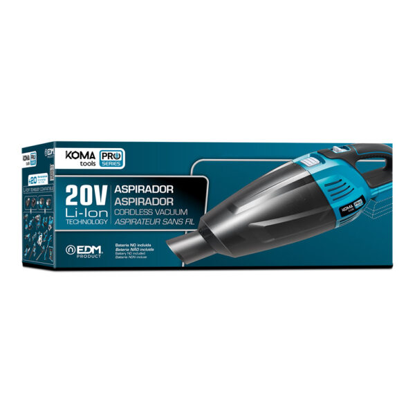 ASPIRADORA 20V (SIN BATERÍA NI CARGADOR) 45,5x13,5cm KOMA TOOLS - Imagen 4