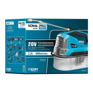 SULFATADORA/PULVERIZADOR 20V (SIN BATERÍA NI CARGADOR) KOMA TOOLS EDM