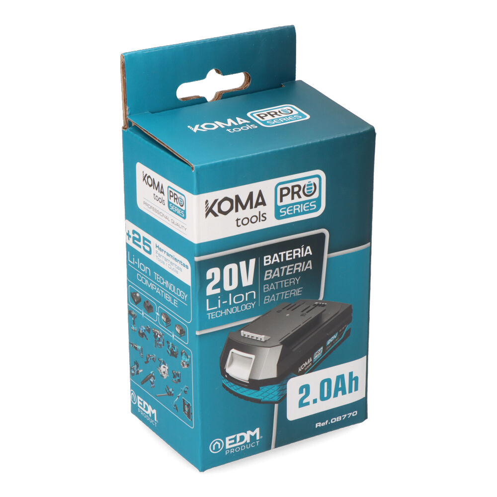 BATERIA LI-ION 20V 2.0A KOMA TOOLS - Imagen 2